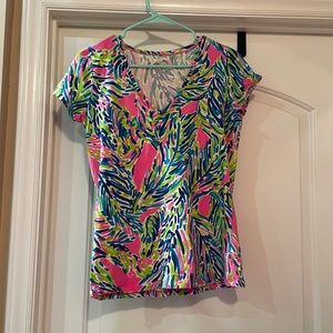 Lilly Pulitzer V Neck Top
